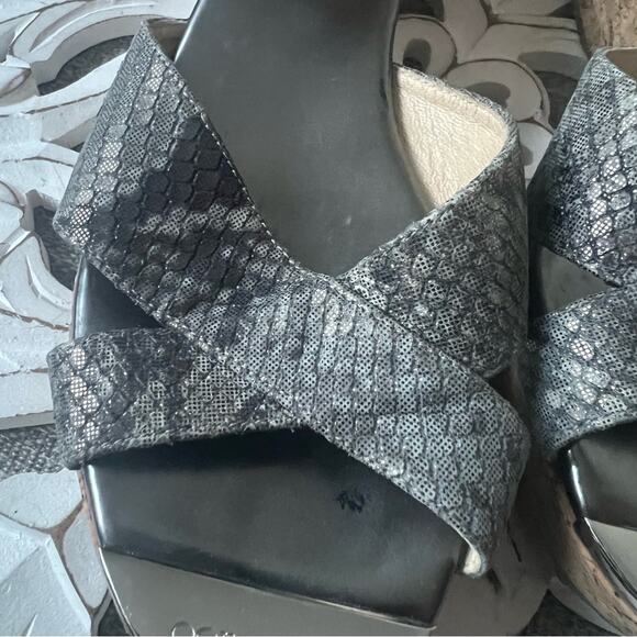 Jimmy Choo Wedge Platform Sandals Shoes Women’s 38.5 US 8.5 - Picture 4 of 10